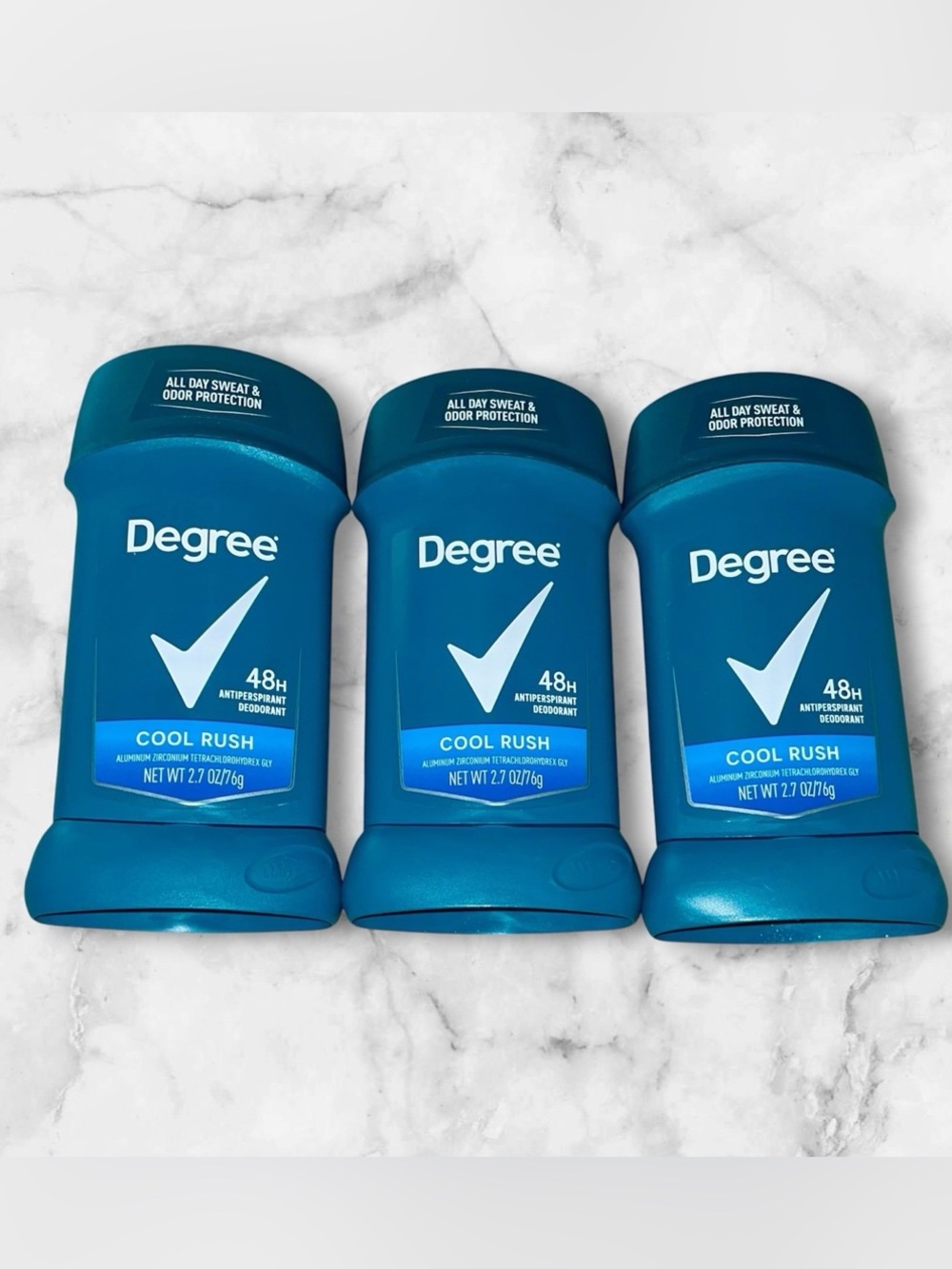 Degree Cool Rush Antiperspirant Deodorant - Blue (3 Pack)
